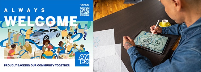 Amex-welcome-artist-series